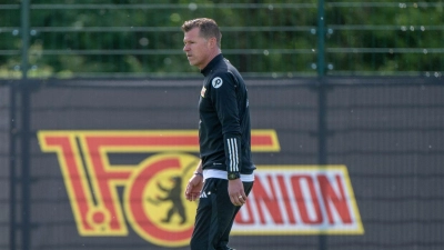 Unions Trainer Marco Grote Interimstrainer sieht den Druck beim FC Köln. (Foto: Matthias Koch/dpa)